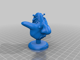 Network-Head (medieval earth show) bust 3d model
