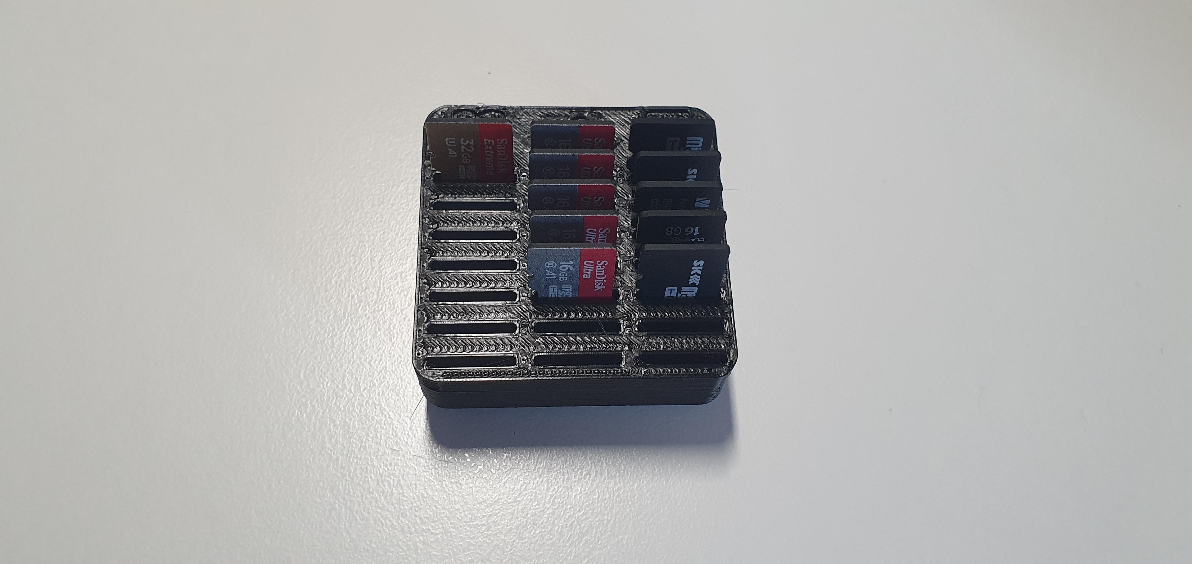 Gridfinity Micro SD Card Holder.stl 3d model