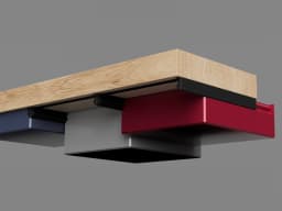 Under-Desk Drawer – Multiple Sizes and Variants 3d model