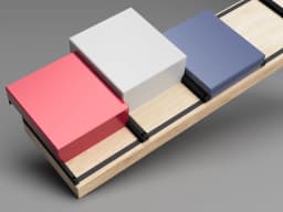 Under-Desk Drawer – Multiple Sizes and Variants 3d model