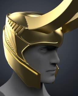 Loki's Helmet - Marvel 3d model