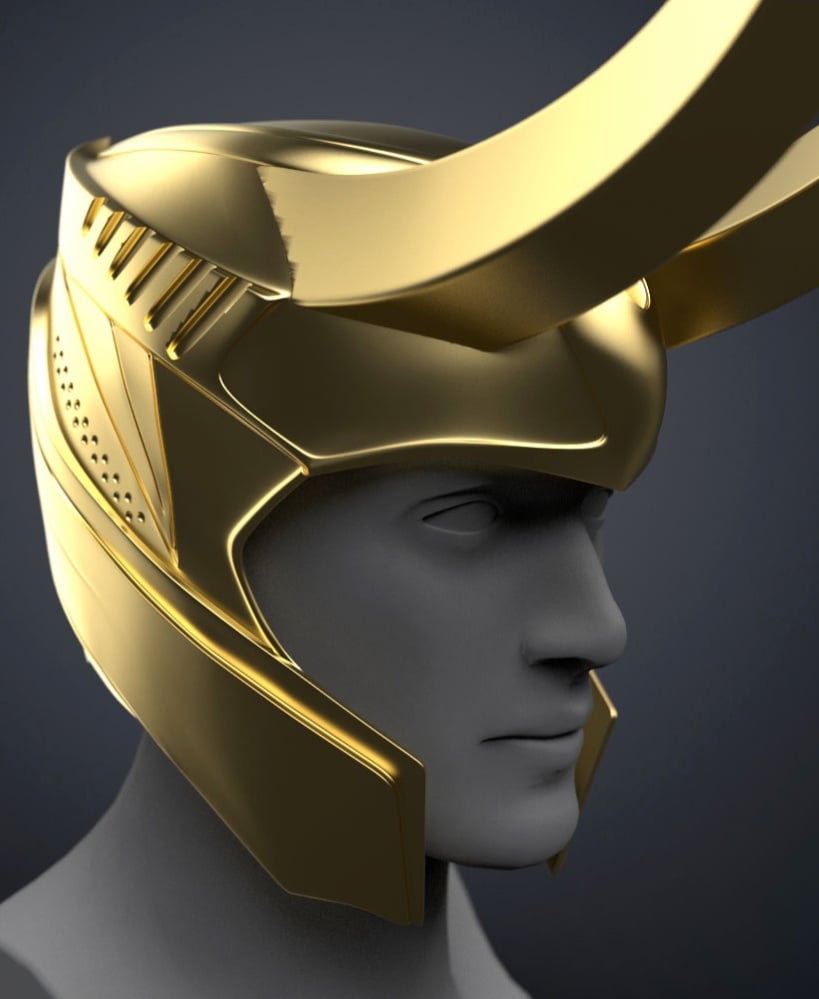 Loki's Helmet - Marvel 3d model