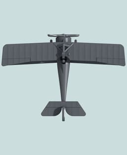 1:144 Nieuport 17bis (Vickers+Lewis) 3d model