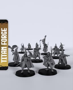Apprentices - With Free Dragon - 5e DnD Inspired for RPG and Wargamers 3d model