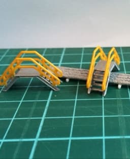 N Scale Crossover Stairs 3d model