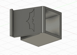 Batman smartphone and pen holder 3d model