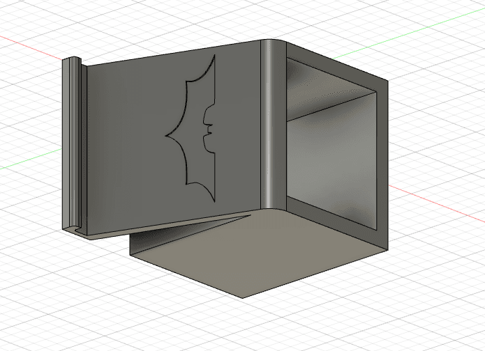 Batman smartphone and pen holder 3d model