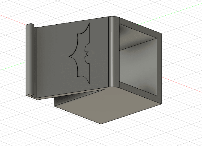 Batman smartphone and pen holder 3d model