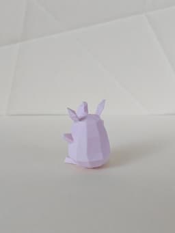 Wigglytuff Low Poly Pokemon 3d model