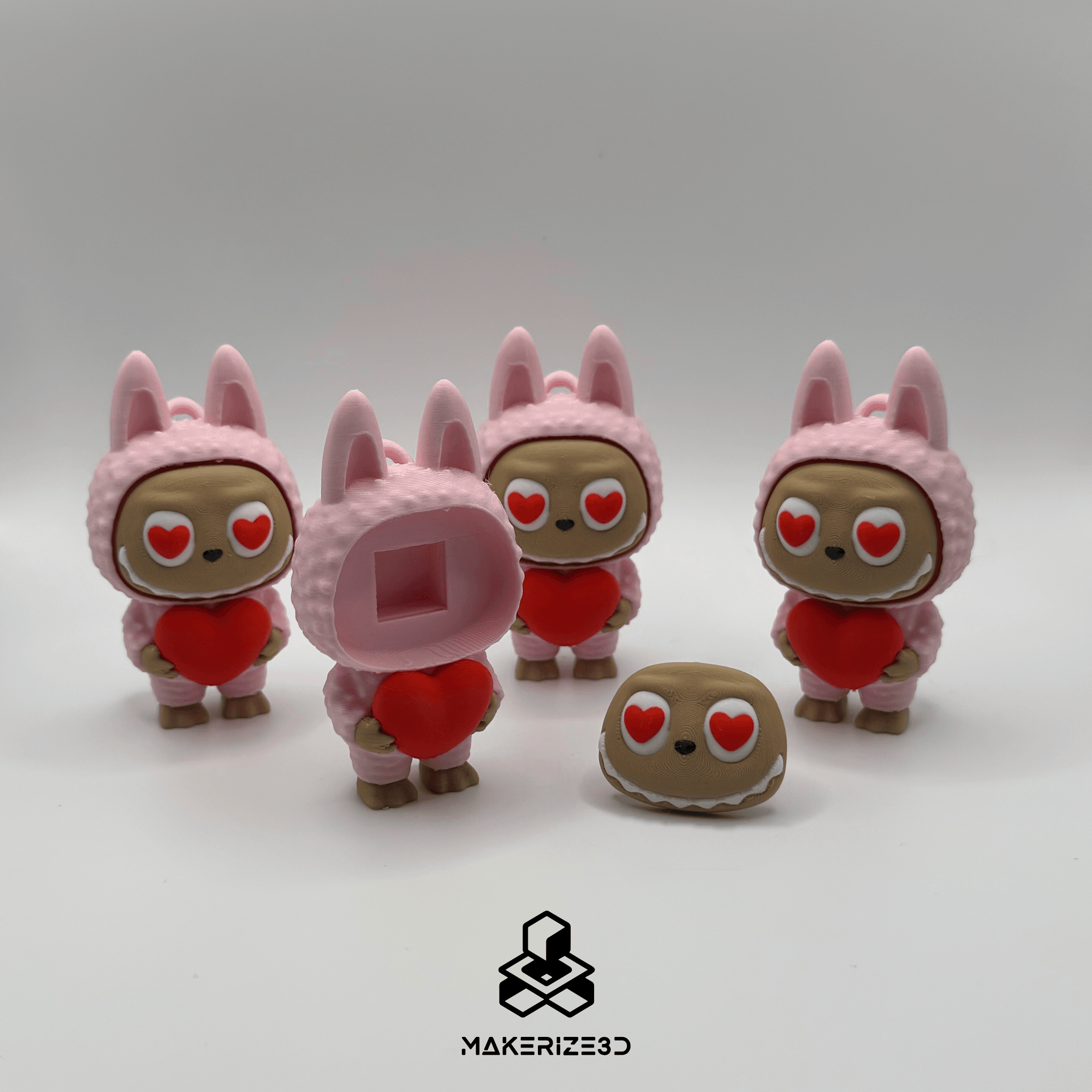 Valentine Labubu Clicker 3d model