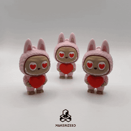 Valentine Labubu Clicker 3d model