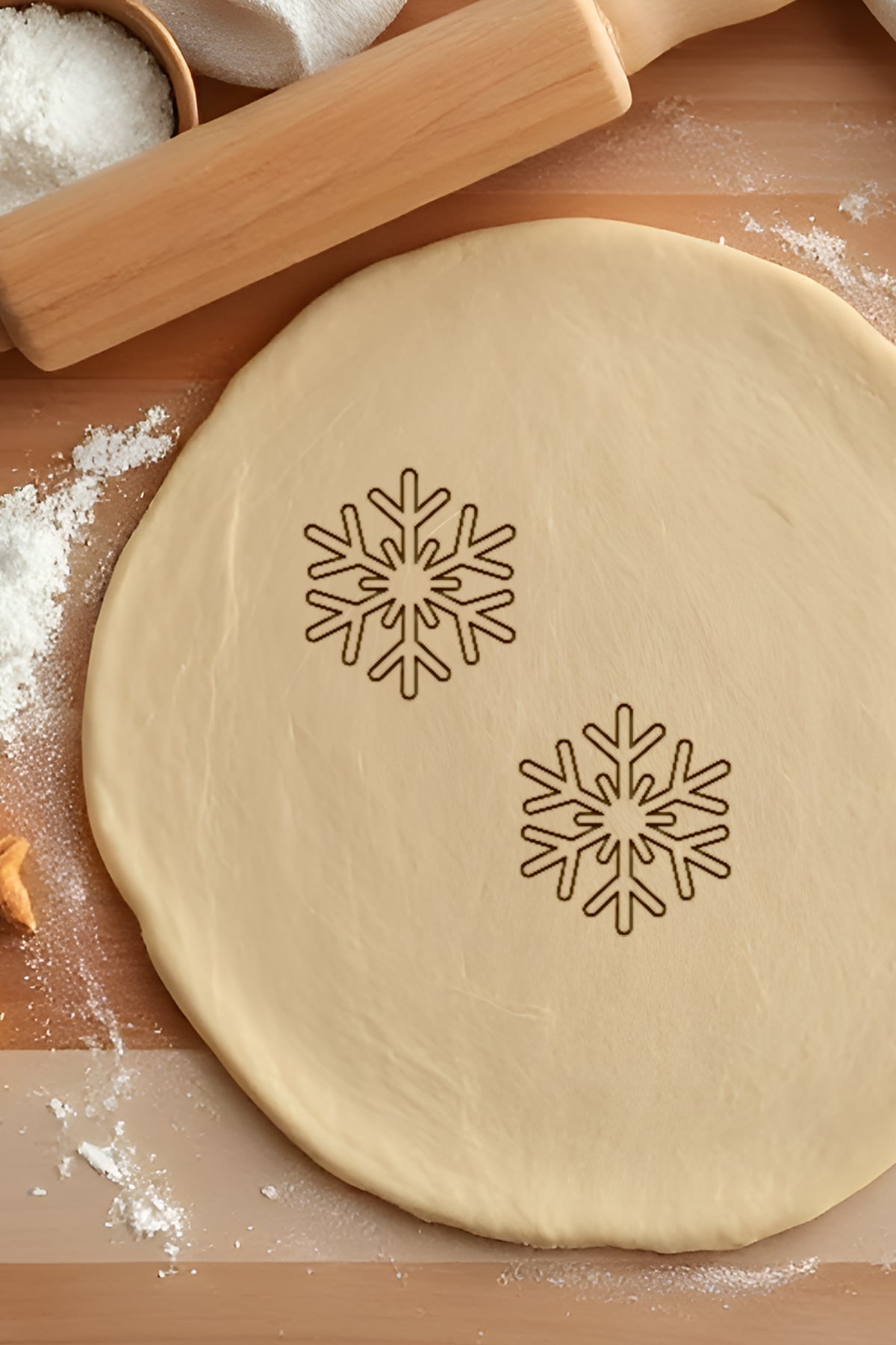 Snowflake Cookie Cutter, Biscuit Cutter 3d model