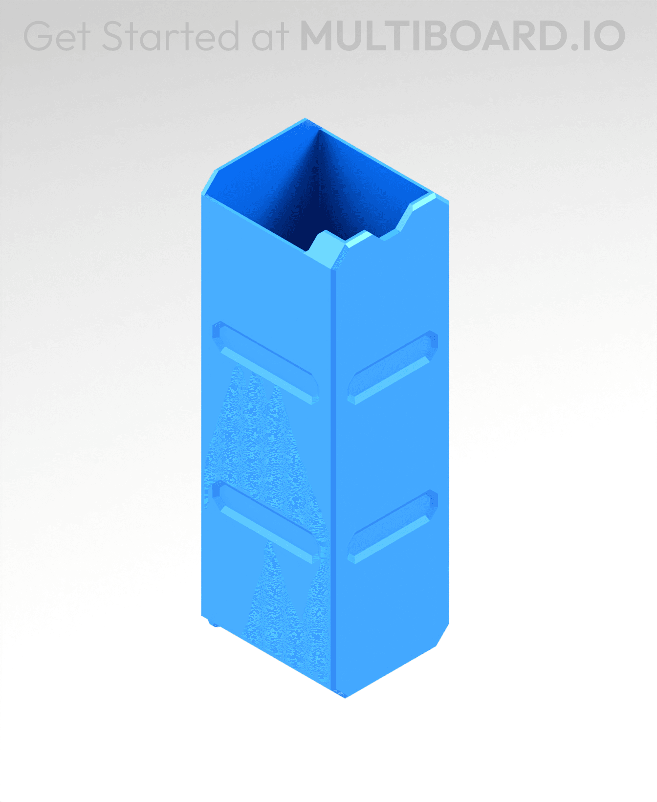 1x3x1 LU - Labelled - MultiBin Simple Drawer 3d model