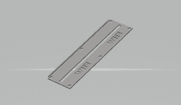 FHW: 7 inch guide bookmark for leatherworking 3d model