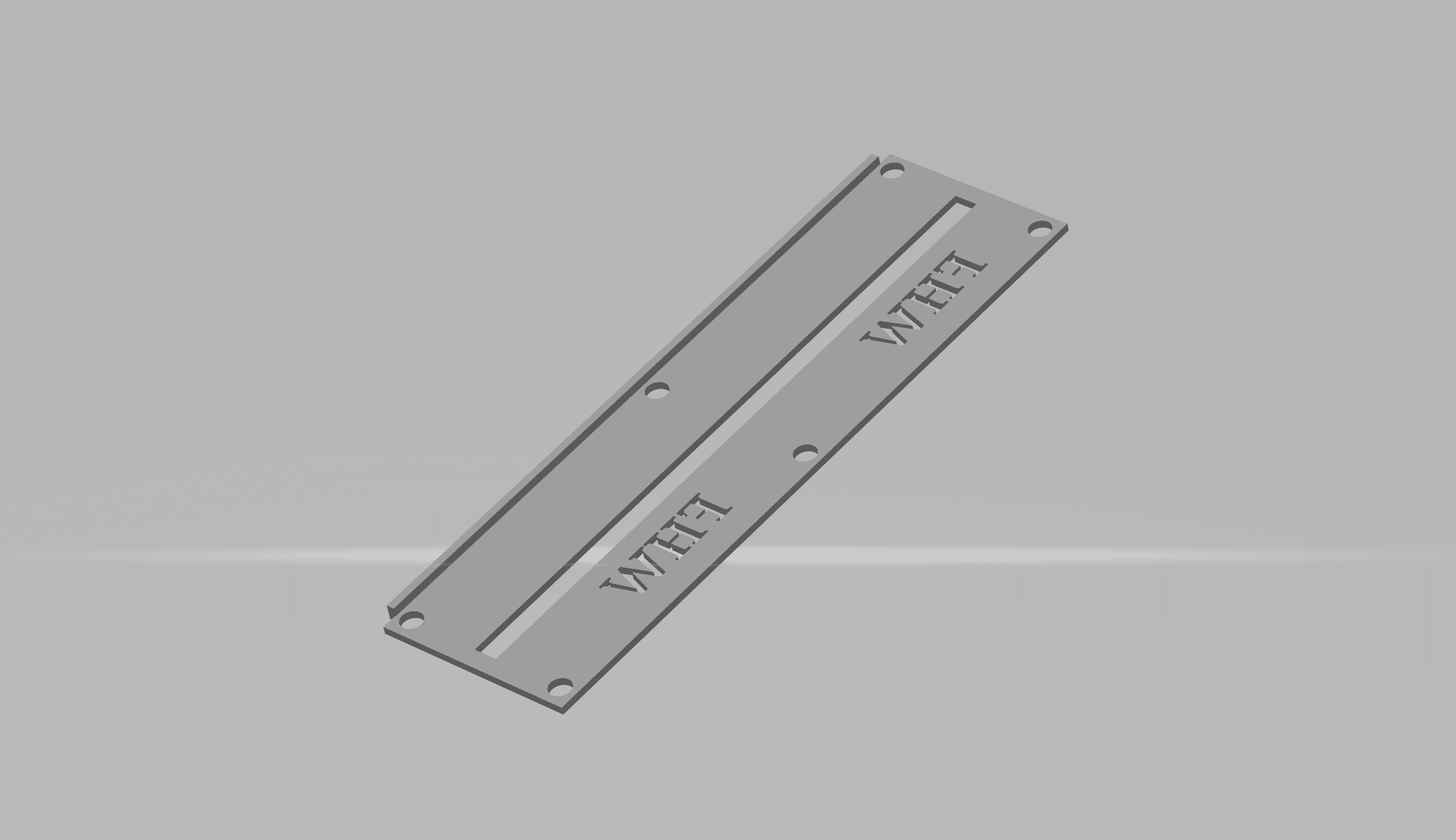FHW: 7 inch guide bookmark for leatherworking 3d model