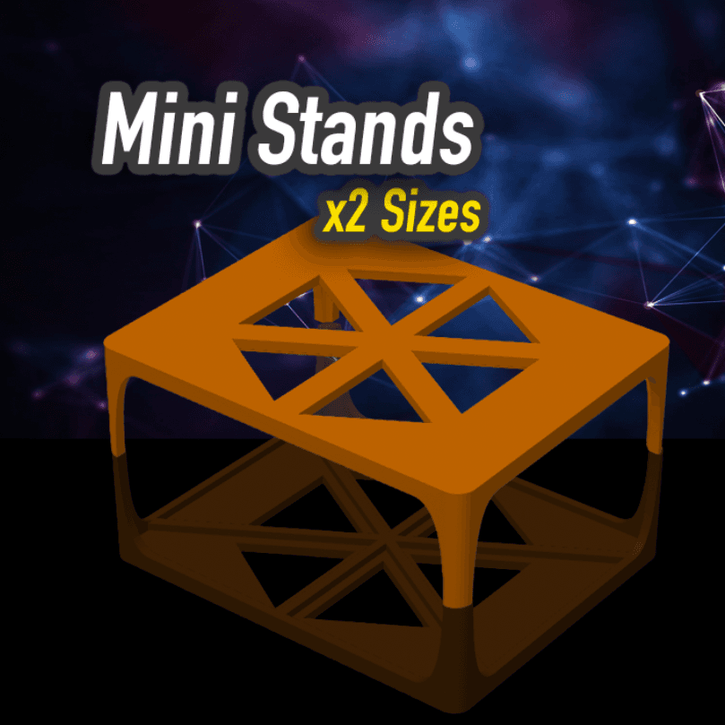 Mini Stands - Two Sizes 3d model