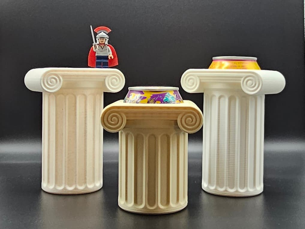 Ionic Column- Can Holder 3d model