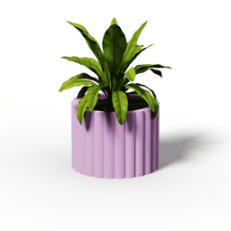 PETAL Collection - Planter Set 3d model