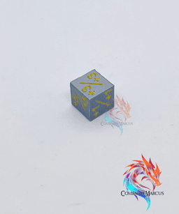 MTG Basic Dice Counters - Set of 4 / No supports / 3mf included 3d model