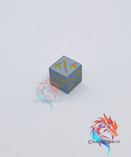 MTG Basic Dice Counters - Set of 4 / No supports / 3mf included 3d model