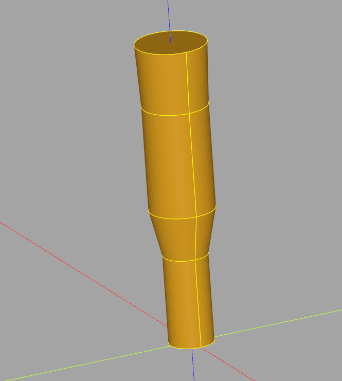 Gridfinity 1x1 point down pencil holder 3d model