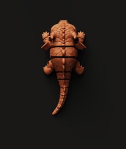 Baby Dragon Multi-Color 3MF | Fantasy Figurine | Bambu Ready 3d model