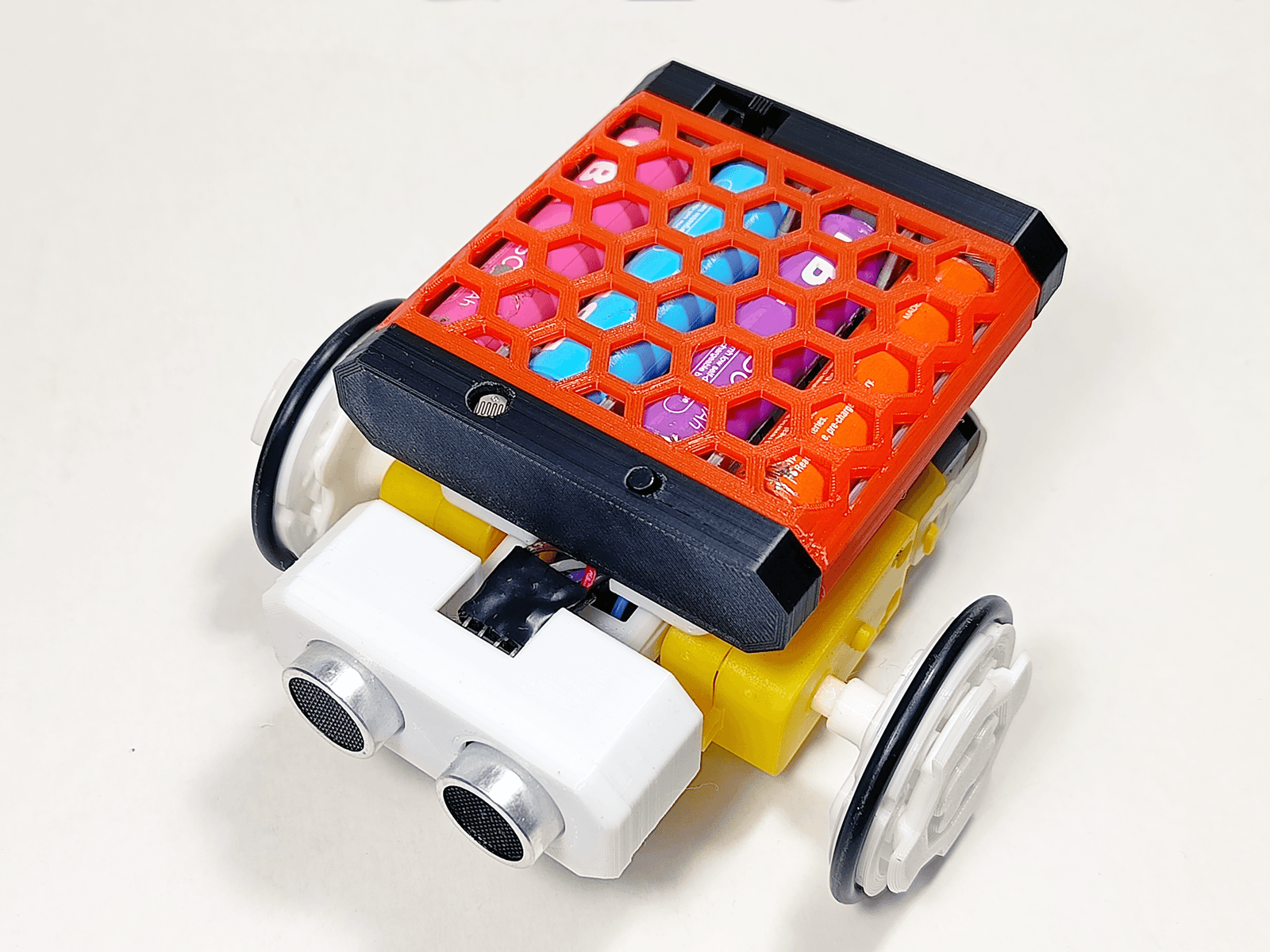 AA Battery Holders – With Switch and Power Hub 3d model