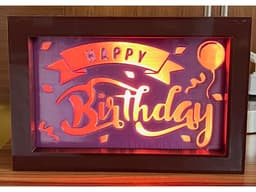 Interchangeable Sign Light Box (Halloween, Party, Poker, etc.) 3d model