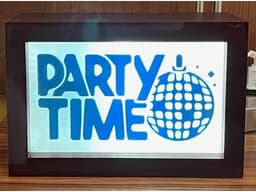 Interchangeable Sign Light Box (Halloween, Party, Poker, etc.) 3d model