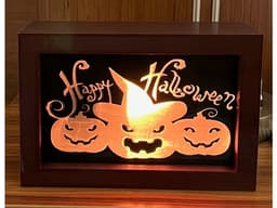 Interchangeable Sign Light Box (Halloween, Party, Poker, etc.) 3d model