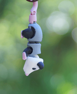 Ostentatious Opossum - Articulated Fidget Possum - Ludo Animal 3d model