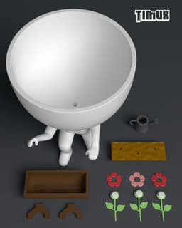 ROBERTA PLANT GARDENER 3d model