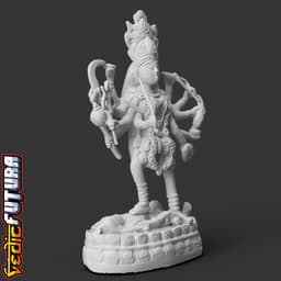 Maha Kali - Goddess of Time, Death and Doomsday 3d model