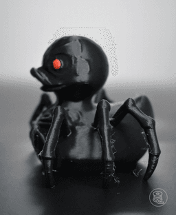 Halloween Spider Duck 3d model