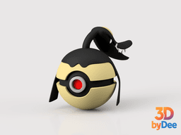 Mawile Poke Ball 3d model