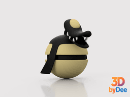 Mawile Poke Ball 3d model