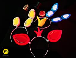 Five Nights At Freddy's Animatronics Ears Headbands 3d model