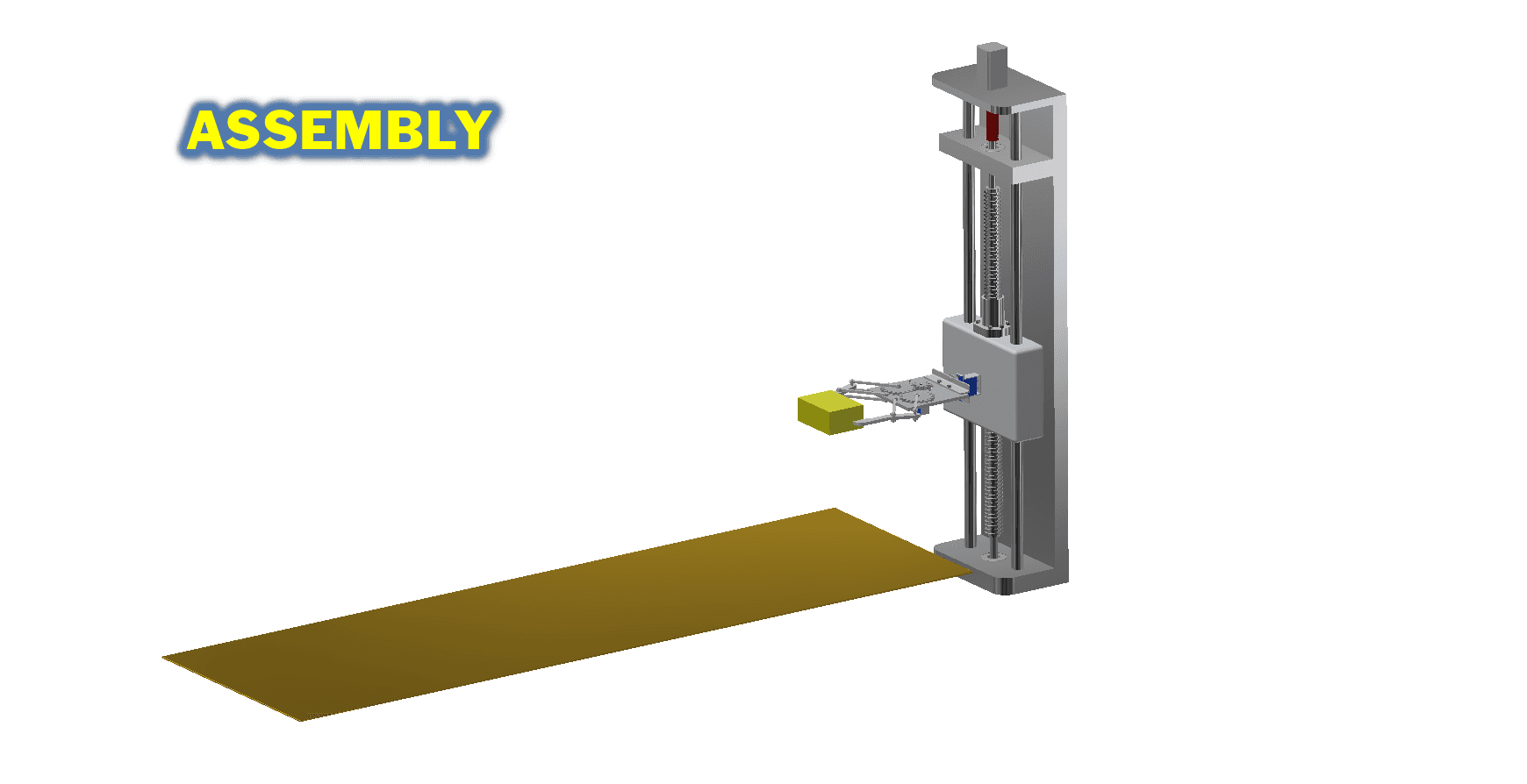 Mechanical Handling Tool (with finger gripper) 3d model
