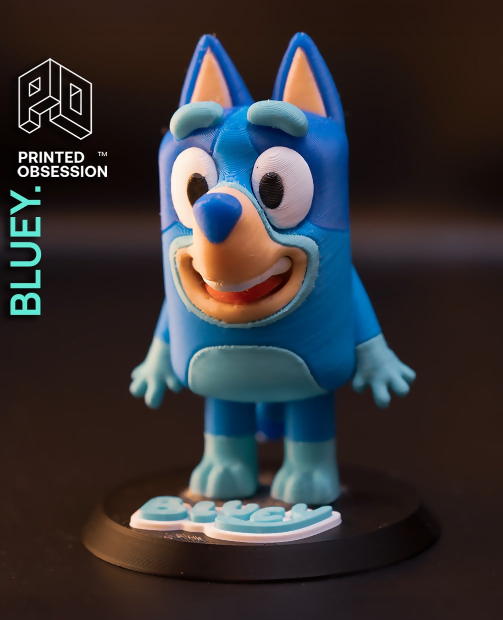 Bluey - Fan art - Full Color 3d model