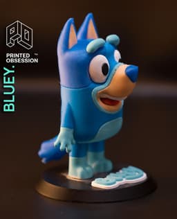 Bluey - Fan art - Full Color 3d model