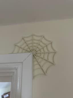 Cobweb door frame decoration 3d model