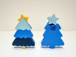 Clicky Christmas Tree Fidget 3d model