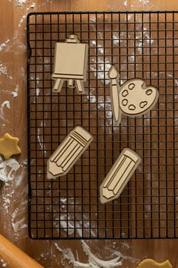 Artist Cookie Cutter, Biscuit Cutter 3d model