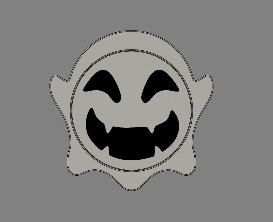 Ghoster (Ghost Coaster) (6 Face Designs!) 3d model