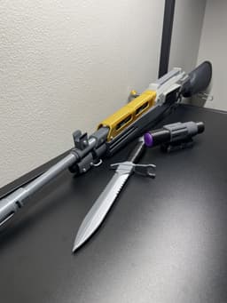 Helldivers 2 R2 Amendment Marksman Rifle Gun Replica Prop Cosplay 3D print printable 3d model