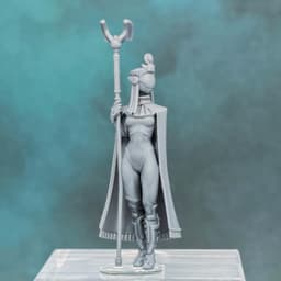 Sci-Fi Mage - Dumara-Tel, Ahurazad Agent (Pre-supported) 3d model