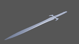 Fantasy Long Sword v1 3d model
