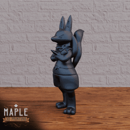 448. Lucario - Ornamental & Basic - Pokemon 3d model