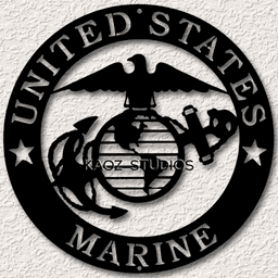 US Marines wall art Military wall decor Marine Decoration USA 3d model