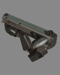 Cyberpunk 2077 DR-12 Quasar | Tech Revolver 3d model